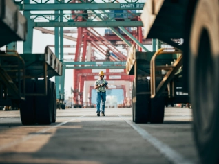 worker in logistic area