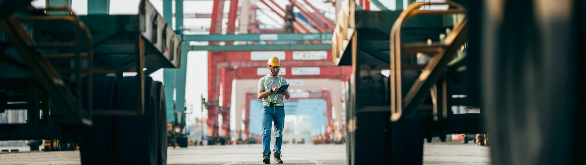 worker in logistic area