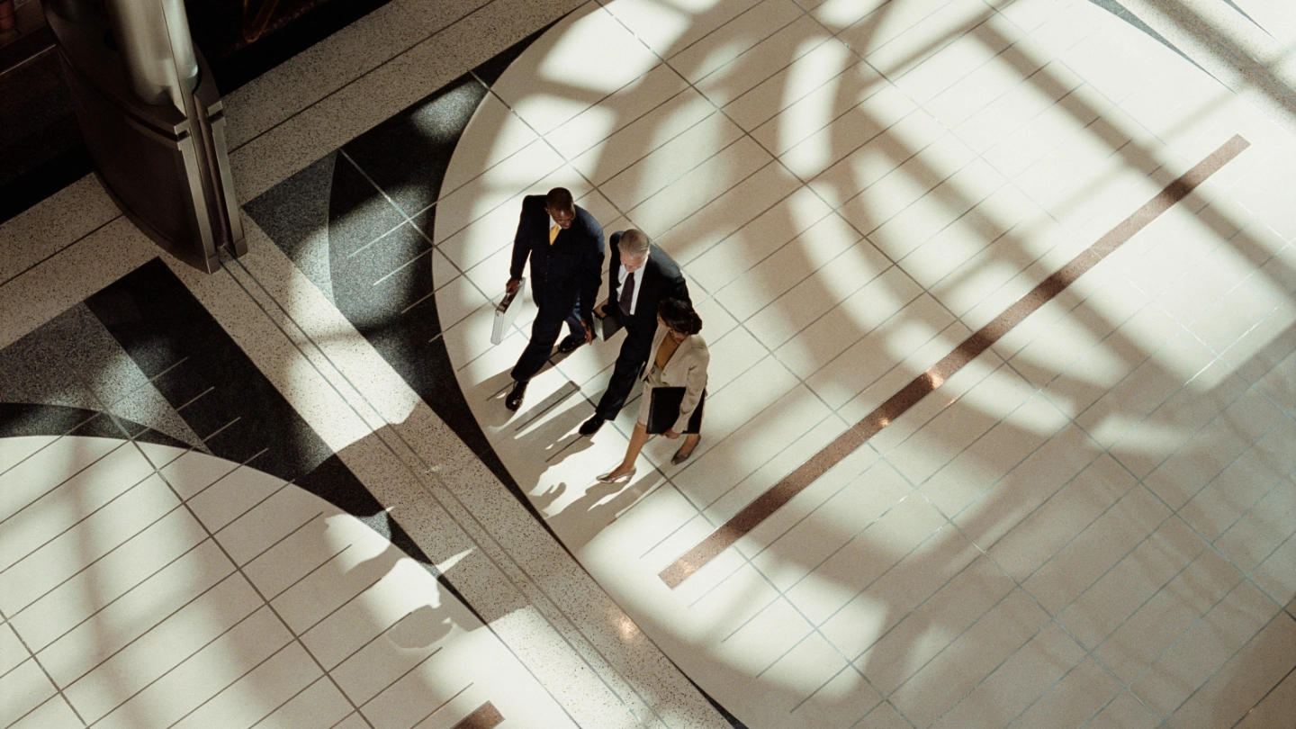 business people in office space